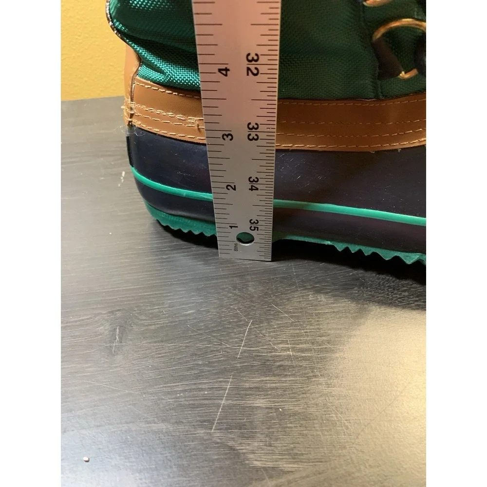 Vintage Colorado Navy Green Color Block Snow Duck Boots Women's Size‎ 7